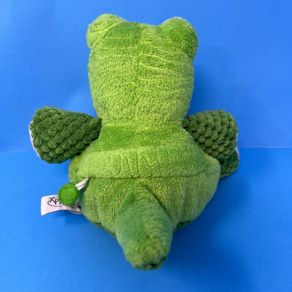 Scentsy Ribbert the Frog Plush 8 Inch Green Retired Scented Buddy Zipper Pouch - Picture 3 of 16